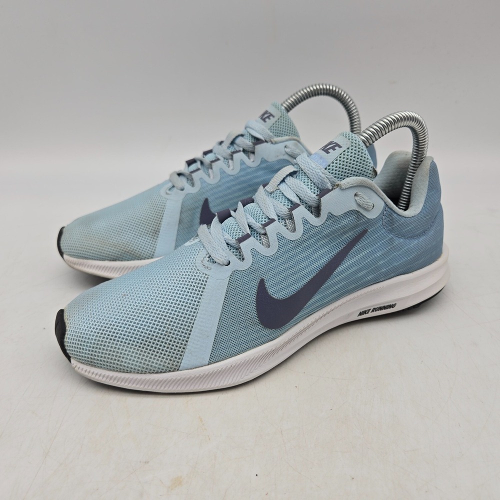 Nike Downshifter 8 Blue Sneakers Shoes Womens Size 6.5 Running